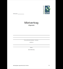 Hier ist mein mietvertrag vermieterfreundlich? Mietvertrag Allgemein Formular Haufe Shop