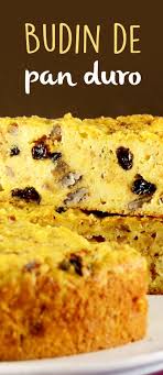 Budin De Pan Duro Receta Budin De Pan Duro Receta De Budin De Pan Budin De Pan