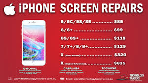 Repair Price List Iphone Screen Repair Screen Repair Ipad Repair