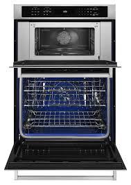Prepare the oven remove the oven racks, broiler pan, grid, cookware and bakeware from the oven. Kitchenaid Koce500ess 30 Inch Built In Combination Wall Oven With Even Heat True Convection Stainless Steel