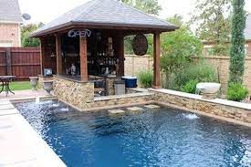 30 Brilliant Backyard Design Ideas With Swimming Pool That Look So Cool Trenduhome Small Backyard Pools Pool Patio Backyard