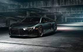 Download Wallpapers 4k Audi R8 2017 Cars Vossen Wheels Tuning Darkness Audi Besthqwallpapers Com Audi R8 Wallpaper Car Wallpapers Audi R8 V10