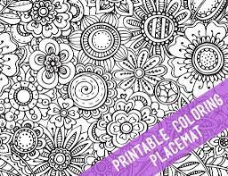 Make a coloring book with castle placemat for one click. Printable Coloring Placemats The Crafting Chicks