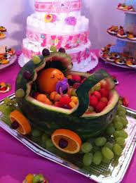 Entrees And More Art Gallery Baby Shower Fruit Baby Shower Watermelon Baby Shower Snacks