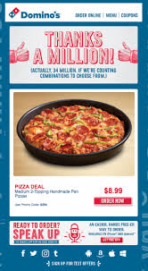 Email Showdown Domino S Vs Pizza Hut Pizza Hut Domino Pizza