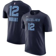 Memphis Grizzlies Nike Icon Name & Number T-Shirt - Ja Morant - Mens