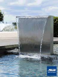 Wasserfall Stele Edelstahl 60 Set Slink Ideen Mit Wasser Wasserfall Wasserbecken Wasserfall Garten