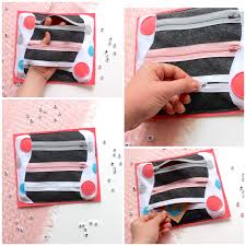 3 Zipper Pocket Quiet Book Page Quiet Book Busy Book Zip Etsy Toddler Quiet Book Baby Quiet Book Quiet Book