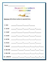 Beside this, what is expanded form in 5th grade? Math Writing Numbers In Expanded Form 4 Pages Of 10 Questions Each