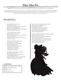 Van Gogh Worksheet Education Com Poetry Lessons Poe Middle School Language Arts