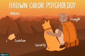 the color psychology of brown