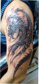 Tattoo Shoulder Back Dragon Stars Music Google Suche Tatouage Dragon Tatouage De Dragon Modele Tatouage