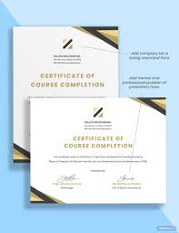 Course Completion Certificate Template Ad Sponsored Completion Certificate Template In 2020 Certificate Templates Course Completion Certificate Templates