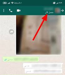 كيف اعرف ان الشخص متصل في الواتس اب
