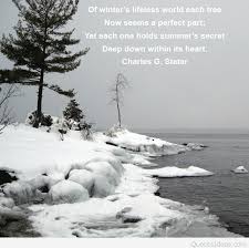 The poetry library contains a lot of famous poems about the beauty of winter written by very famous and popular poets, such as;birches by robert frost,february twilight by sara teasdale, and winter love by linda gregg. 25 Inspirational Quotes Winter Brian Quote