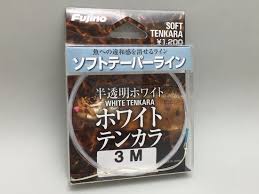 n vision フジノ テーパーライン ホワイトテンカラ 3 0m 魚から見えず警戒させないライン テンカラ 釣果 魚