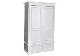 Pour une chambre aussi classique que chic, optez pour cette armoire 2 portes de la collection esquisse. Acheter Votre Armoire En Pin Massif Blanc Avec Penderie Chez Simeuble