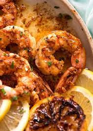 Crispy Grilled Shrimp Prawns With Lemon Garlic Butter Recipe Grilled Shrimp Recipes Recipetin Eats How To Cook Shrimp
