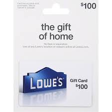 Do you feel silly now? Lowes Gift Card 100 Gift Cards Ptacek S Iga