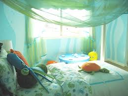 Smaller nets generally used for storing baby bath toys, can be hooked to the window by their suction cups and filled. Child S Room Inspiration Under The Sea Mermaids Hello Creative Family