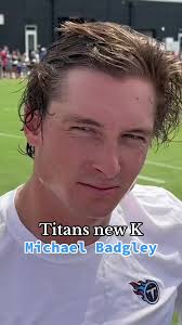 Catching up with new #Titans K Michael Badgley, who is in his second stint  with the team. #tennesseetitans #titanup #fyp #titansfootball