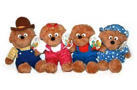 Vintage Berenstain Bear Family Plush Toys Like New Papa Mama Etsy Berenstain Bears Plush Toys Sister Bear