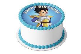 42 pcs dragon_ball_z birthday party decorations,balloon banner cake toppers set anime party supplies for kids and boys. Buy 7 5 Inch Edible Cake Toppers Dragon Ball Z Super Vegeta Themed Birthday Party Collection Of Edible Cake Decorations Online In Indonesia B07jgg71sj