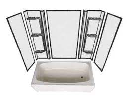 1000 mm x 1000 mm x 1850 mm ht (3. Bath Tub Kit With Shower Surround Mobile Home Repair