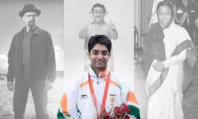 With anil kapoor, harshvardhan kapoor. Remembering How India Was In 2008 When We Won Our Last Olympics Gold Medal