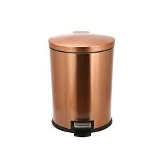 Why buy a design and modern kitchen trash can? Better Homes Gardens 10 5 Gal 40l Copper Stainless Steel Oval Step Trash Can With Lid Walmart Com Better Homes Gardens Better Homes Kitchen Trash Cans
