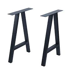 They are offered in premium woods like maple, walnut, cherry, red oak, alder, white oak and. Buy Weven Metal Furniture Legs 28 Height 17 5 Wide Industrial Rustic Decory A Shape Table Legs Heavy Duty Metal Desk Legs Dining Table Legs Industrial Modern Diy Bench Legs Black 2 Pcs Online In Indonesia B07tmpwtcg