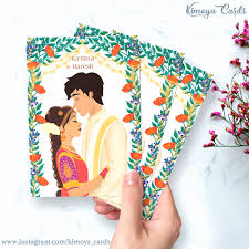 Creating a memorable indian wedding invitation. South Indian Wedding Card On Behance