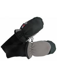 snowstoppers fleece mittens gray