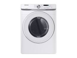 Laundry is the perfect mixture of both size, style and function. 7 5 Cu Ft Electric Dryer With Sensor Dry In White Dryers Dve45t6000w A3 Samsung Us