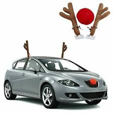 The car reindeer antlers measure approximately 17 and the nose measures 6. Car Xmas Reindeer Antlers Red Rudolph Nose Christmas Festive Decoration Set 5057102004356 Ebay