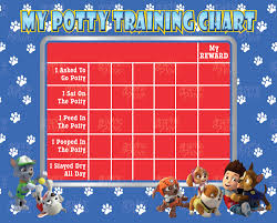 10 Best Photos Of Printable Paw Patrol Potty Training Chart