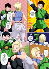 Gohan and Android 18 porn comics hungry mouth