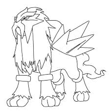 More 100 images of different animals for children's creativity. Entei Pokemon Coloring Pages Iconmaker Info