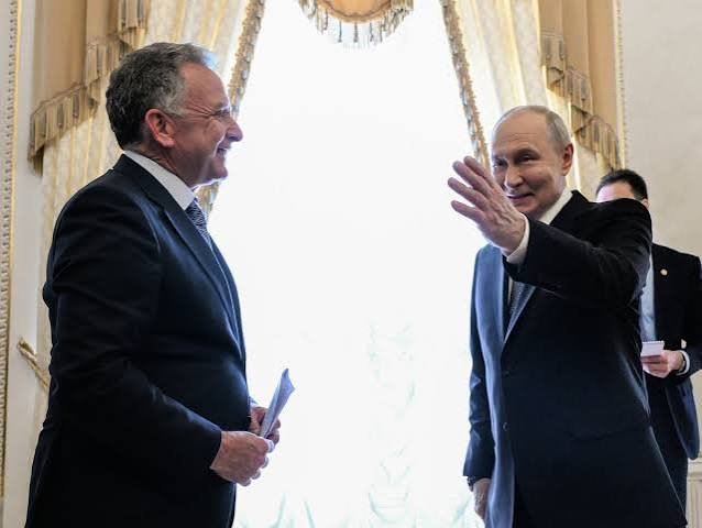Trump's special envoy tells Vladimir Putin he is a 'humanitarian'