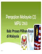 Pilihan raya melibatkan dua pihak iaitu orang yang dipilih dan kumpulan pemilih. Politik Proses Pilihan Raya 1 Pdf Pengajian Malaysia 2 Mpu 2163 Bab Proses Pilihan Raya Di Malaysia Note 1 Objektif Pembelajaran A Definisi Demokrasi Course Hero