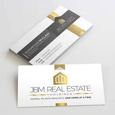 Become known in your community. Business Cards Designed For Jbm Real Estate Holdings L Business Card Design Card Design Cards