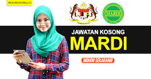 Mardi turut dihadiri oleh timbalan ketua pengarah mardi (penyelidikan), pengarah pusat komunikasi korporat, pengarah pusat pengurusan sumber manusia dan pengarah pusat urus tadbir & perundangan. Iklan Jawatan Kosong Mardi