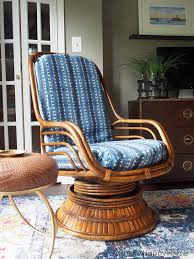 You may be wondering if rattan is the same thing as wicker. Fresh Take On A Rattan Swivel Chair