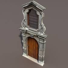 Door Portal Low Poly 3d Model Low Poly 3d Models Low Poly 3d Low Poly