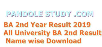 Ba 2nd Year Result 2021 All University Ba 2nd Result Name Wise Download Name Wise Wise Names