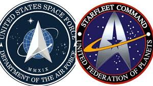 Us Space Force Logo Looks Like One From Star Trek In 2020 Star Trek Logo Star Trek Star Trek Tv