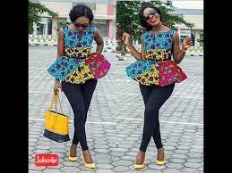 Haut en pagne chemisier styles vestimentaires ankara. Haut En Pagne Tendance 2020 Youtube