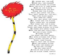 Oh The Places You Stand Poem Dr Seuss Quotes Seuss Quotes Words