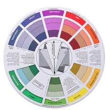 Genuine Double Sides Tattoo Pigment Color Wheel Chart Color