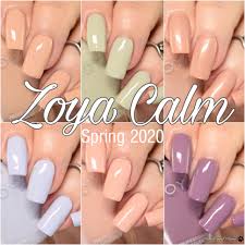 What to use for creating nicknames in 2020? Zoya Calm Collection Spring 2020 Polish And Paws